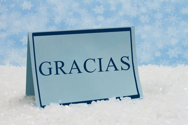 Gracias Thank You Message — Stock Photo, Image