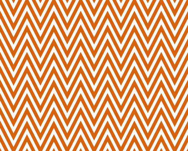 Tenký zářivě oranžové a bílé vodorovné chevron pruhovanou texturou — Stock fotografie