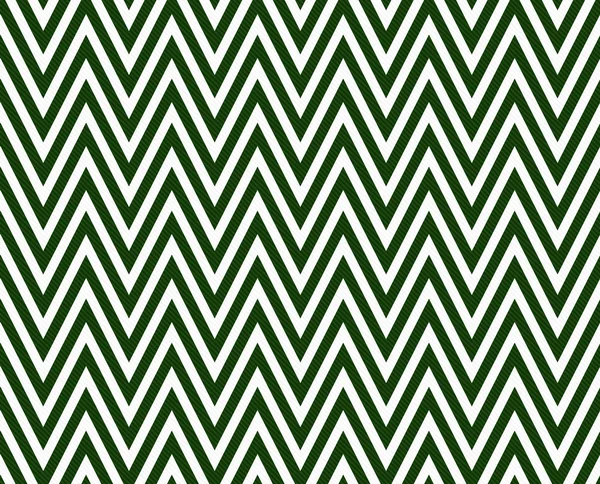Thin Hunter Verde e Branco Horizontal Chevron Listrado Texturizado — Fotografia de Stock