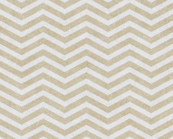 Beige en witte zigzag geweven stof achtergrond — Stockfoto