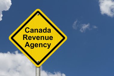 Canada Revenue Agency Warning Sign clipart