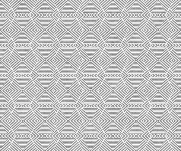 Gray and White Hexagon Tiles Pattern Repeat Background — Stock Photo, Image