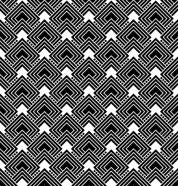 검은색과 흰색 다이아몬드 타일 패턴 반복 배경 — 스톡 사진
