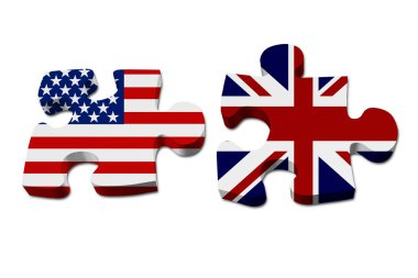 US working with England clipart