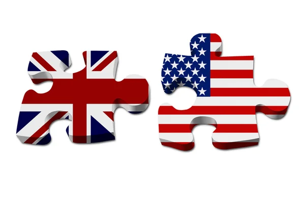 England working with US — Stock Photo, Image