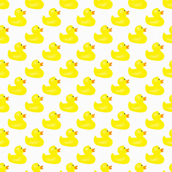 Yellow Ducks Pattern Repeat Background