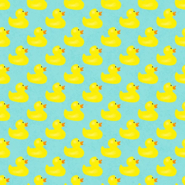 Yellow Ducks Pattern Repeat Background — Stock Photo, Image