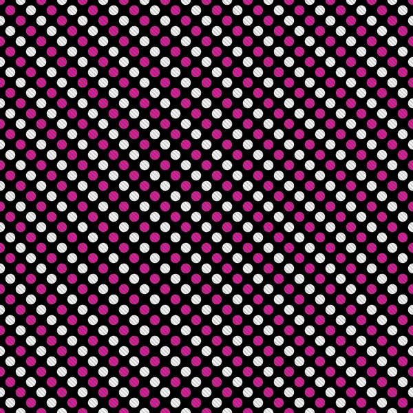 Roze en witte kleine polka dot patroon herhalen achtergrond — Stockfoto