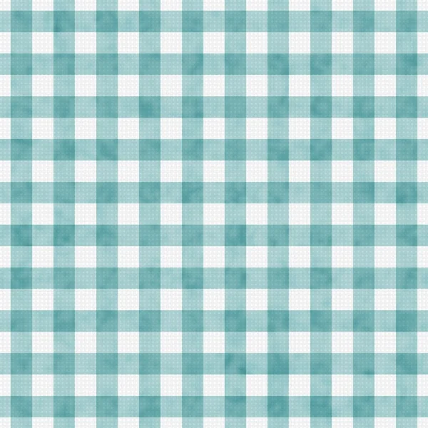 Modèle Teal Gingham pâle Répéter Contexte — Photo