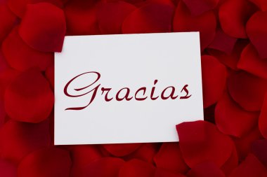 İspanyol gracias teşekkür notu