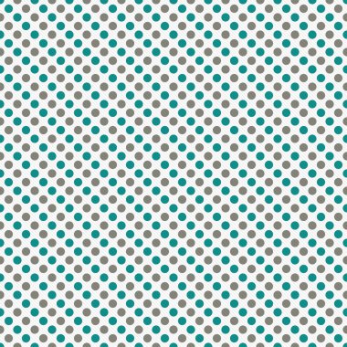 gri ve arka plan tekrarlayın teal küçük polka noktalı deseni