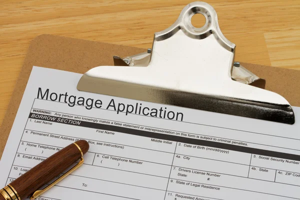 Mortgage Application Form — Stock Photo, Image