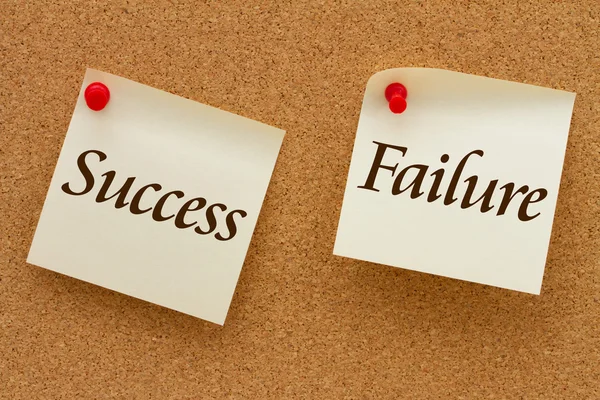 Success versus Failure — Stock Photo, Image