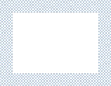 hafif mavi ve beyaz kareli çerçeve