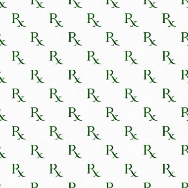 Green and White Prescription symbol Pattern Repeat Background clipart