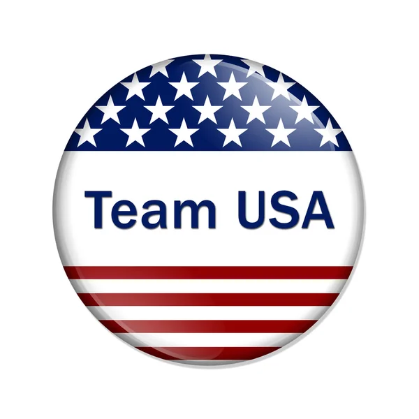 Команда США кнопки — стокове фото