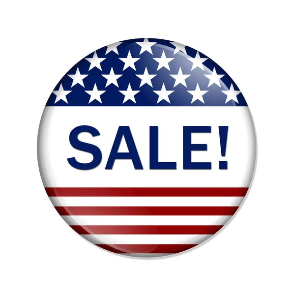 American Sale Button — Stock Photo, Image