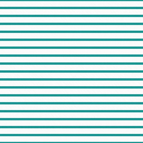 Thin Teal and White Horizontal Striped Textured Fabric Backgroun — Stock Photo, Image