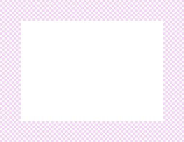 pembe ve beyaz kareli çerçeve