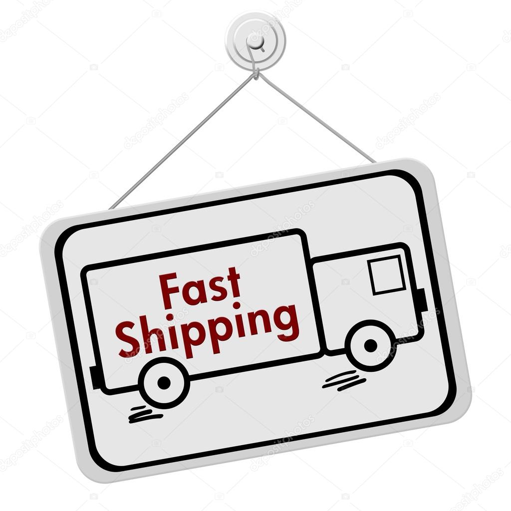 Fast Shipping Sign