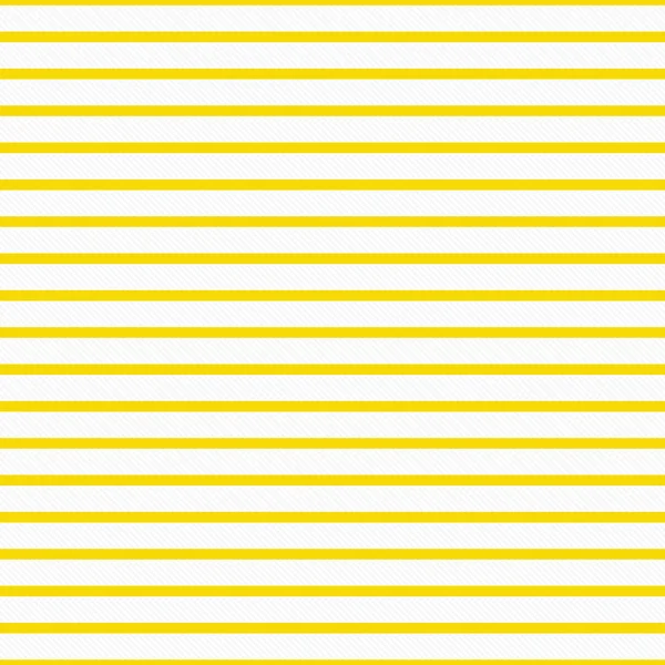 Thin Bright Yellow and White Horizontal Striped Textured Fabric — Stock Photo, Image