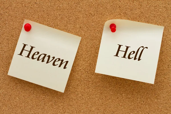 Heaven versus Hell — Stock Photo, Image