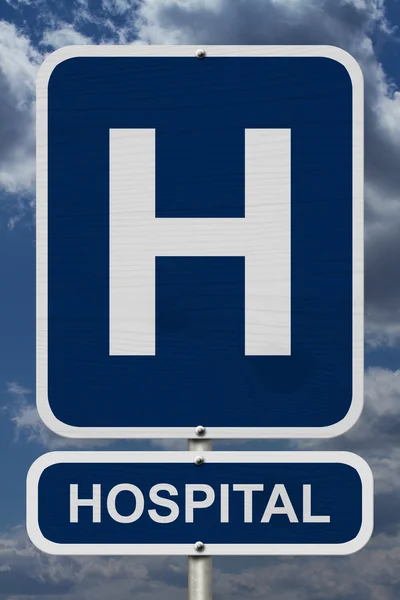 Signo del hospital —  Fotos de Stock