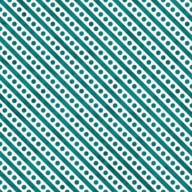 küçük polka dots ve desen düşmanla çizgili beyaz ve parlak deniz mavisi