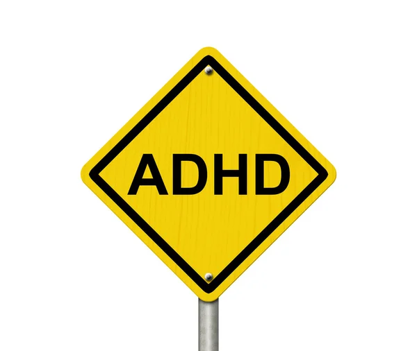 Varovné příznaky ADHD — Stock fotografie