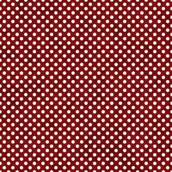 Röda och vita små prickar mönster upprepa bakgrund — Stockfoto