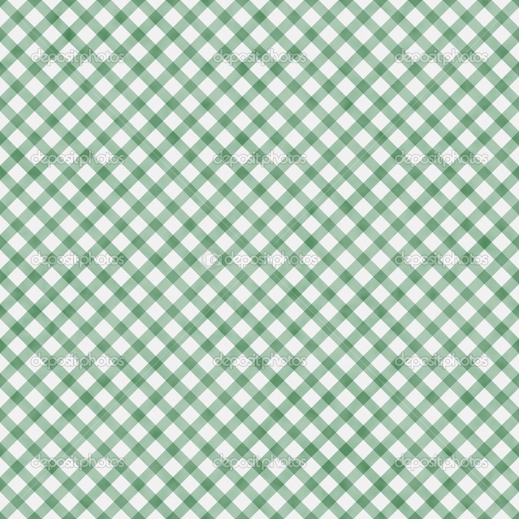 Light Green Gingham Pattern Repeat Background Stock Photo by ©karenr