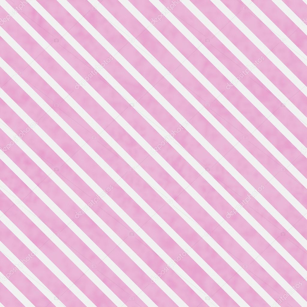Pink and White Striped Pattern Repeat Background