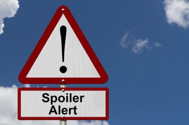 Spoiler uyarı dikkat işareti