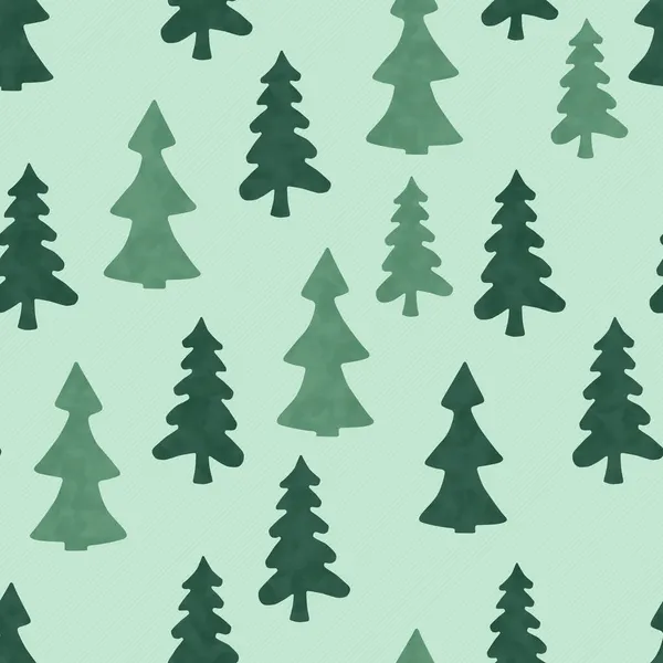Πράσινο Φόντο Δέντρα Που Είναι Αδιάλειπτη Και Επαναλαμβάνει Για Χριστούγεννα — Φωτογραφία Αρχείου