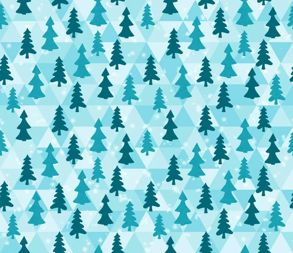 Kusursuz Arka Planda Mavi Ağaçlar Noel Veya Çevre Dostu Mesajınız — Stok fotoğraf