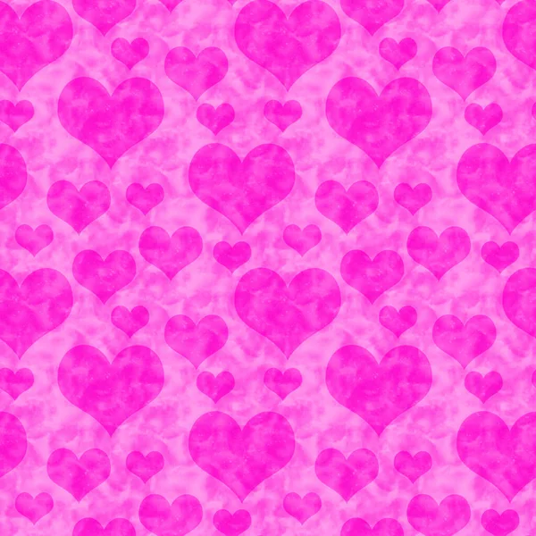 Pink Hearts Seamless Background Seamless Repeats Your Love Fun Message — Stock Photo, Image