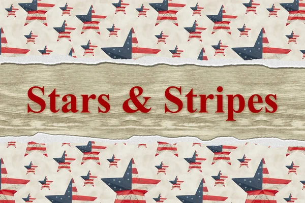 Stars Stripes Message Red White Blue Flag American Star Your — Stock Photo, Image