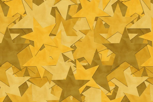 あなたの成功やパーティーメッセージのための金の星の背景 — ストック写真