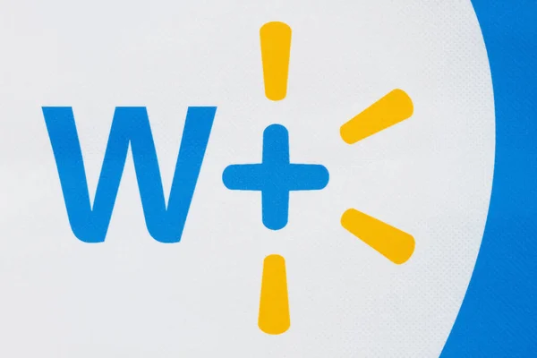 Usa Mai 2022 Illustrative Redaktionelle Bild Walmart Mitgliedschaft Logo Für — Stockfoto