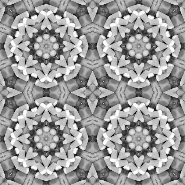 Gray Triangle Mosaic Detailed Seamless Repeat Textured Pattern Background — Stock Photo, Image