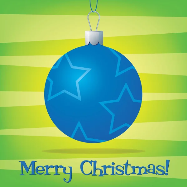 明るい安物の宝石楽しいクリスマス カード — ストック写真