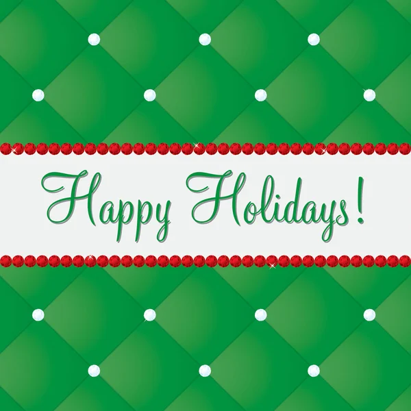 Happy Holidays bling card — Stock Photo, Image