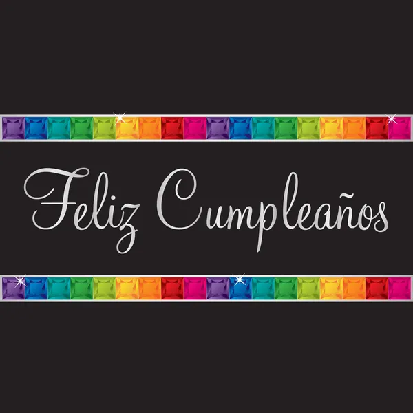 Tarjeta española 'Feliz Cumpleaños' —  Fotos de Stock