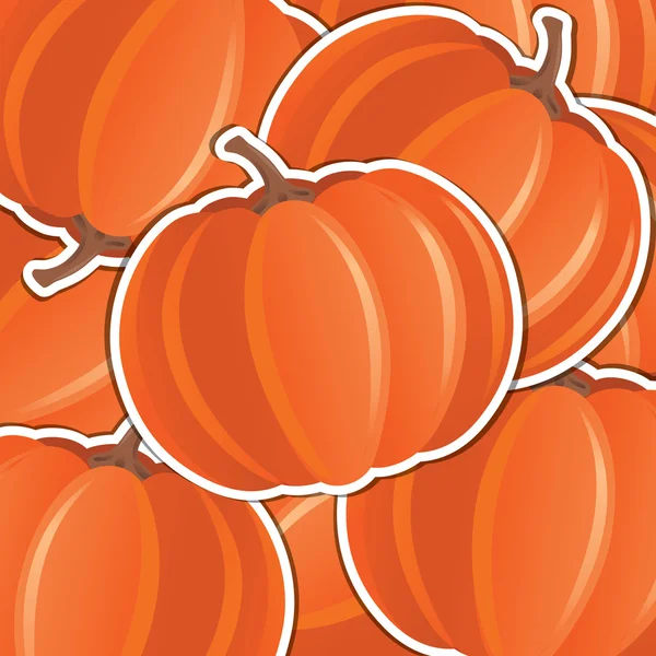 Pumpkin background card — 图库照片