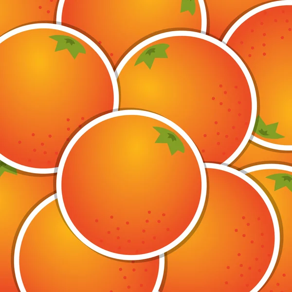 Orange sticker background — Stock fotografie