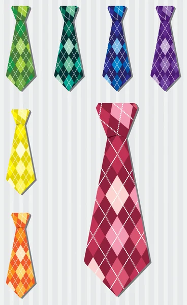 Bright silk tie stickers — Φωτογραφία Αρχείου