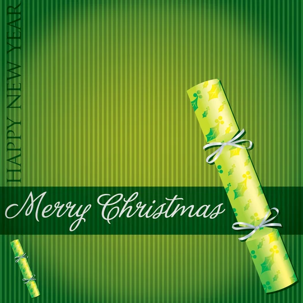 Feliz Navidad tarjeta de galleta en formato vectorial — Archivo Imágenes Vectoriales