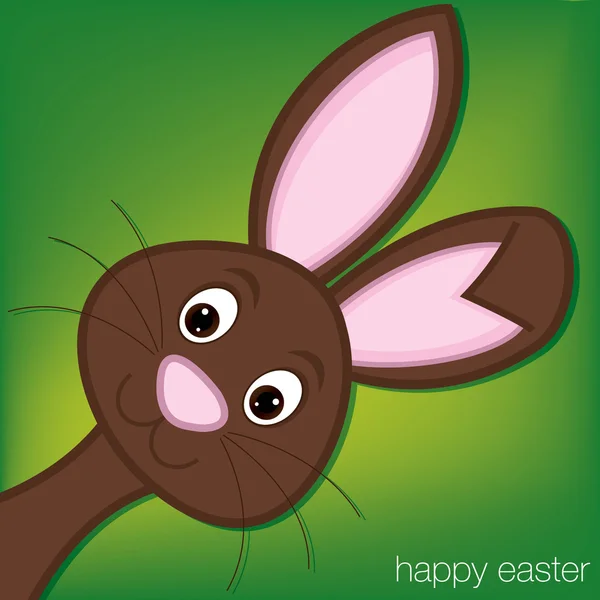 Nascondere la carta del coniglietto di Pasqua — Vettoriale Stock
