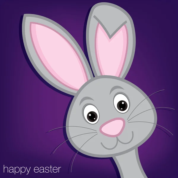 Ocultar tarjeta de conejo de Pascua — Archivo Imágenes Vectoriales