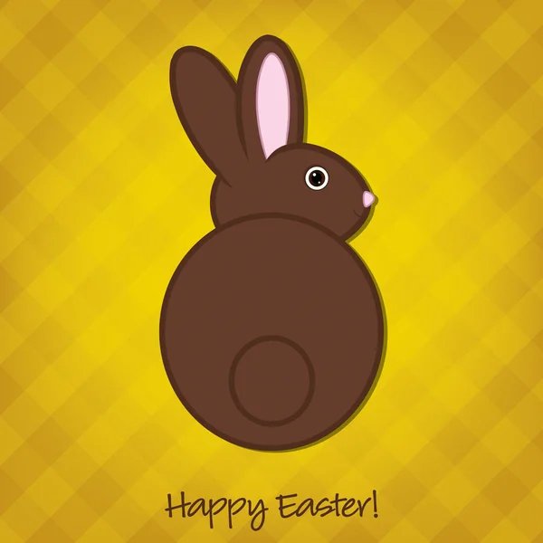 Tarjeta Easter Bunny en formato vectorial — Vector de stock